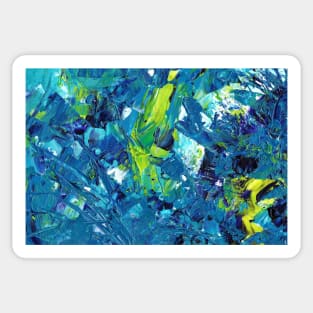 Abstract Oil Painting Pattern Sticker